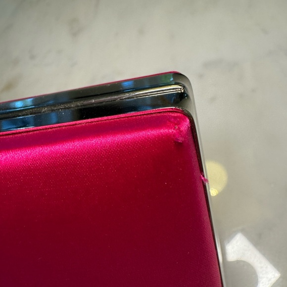 Kurt Geiger London Kensington Frame Clutch in Bright Pink / Fucsia - Picture 5 of 10